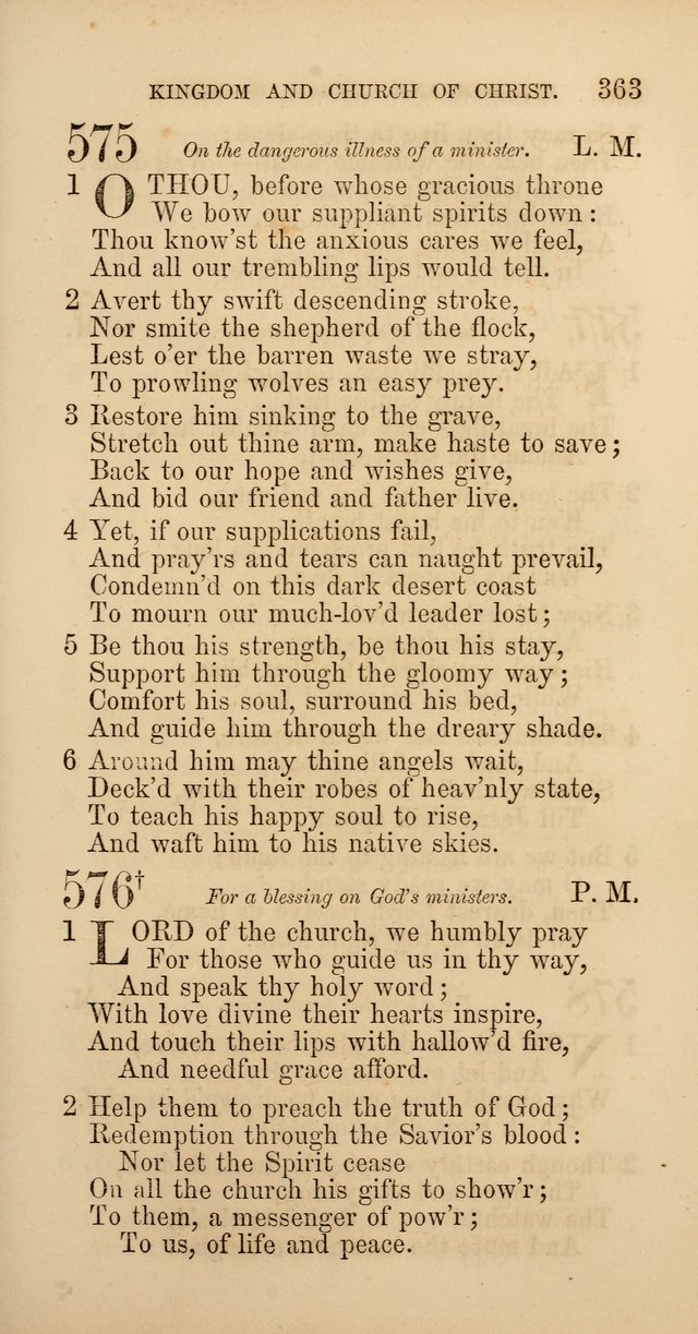 Hymns: selected and original, for public and  private worship (4th ed. 3rd rev. ed.) page 385