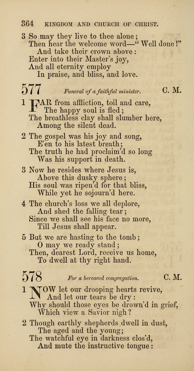 Hymns: selected and original, for public and  private worship (4th ed. 3rd rev. ed.) page 386