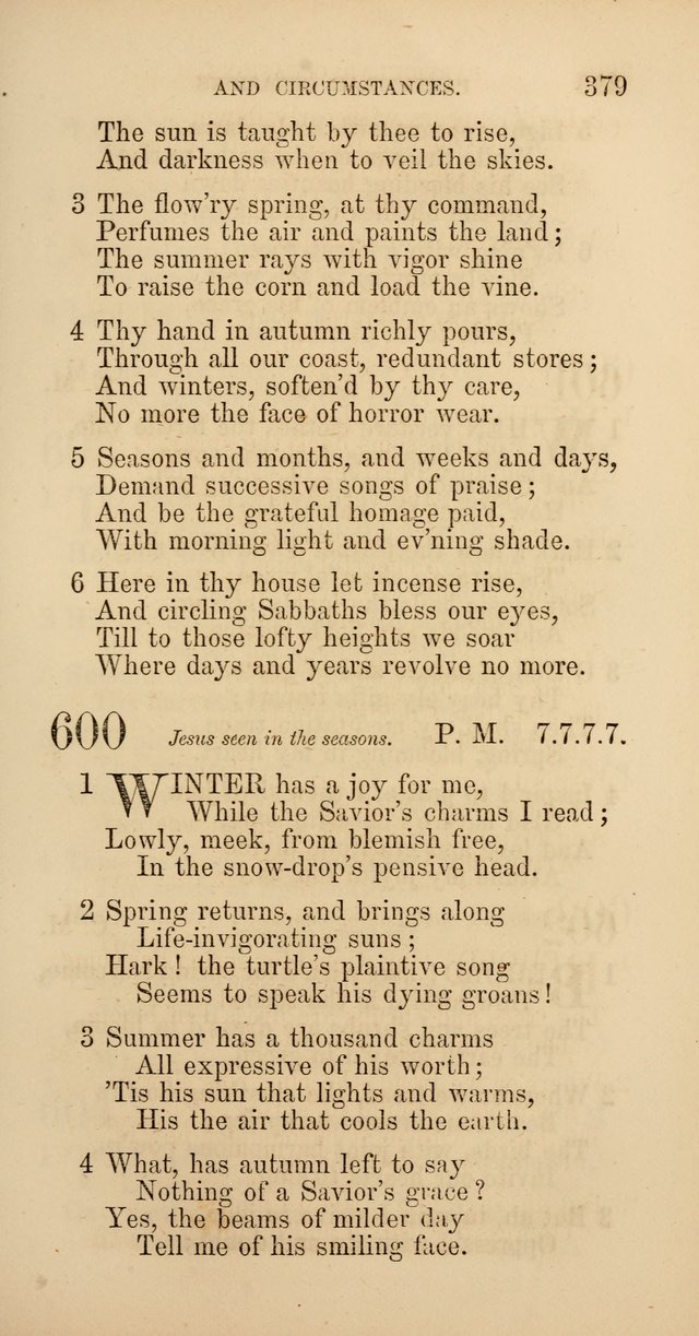 Hymns: selected and original, for public and  private worship (4th ed. 3rd rev. ed.) page 401