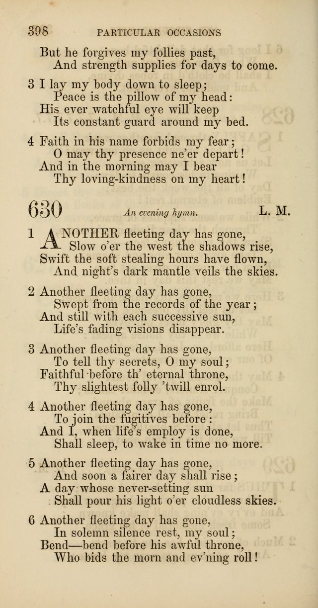 Hymns: selected and original, for public and  private worship (4th ed. 3rd rev. ed.) page 420