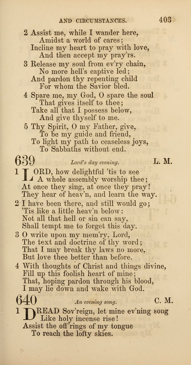 Hymns: selected and original, for public and  private worship (4th ed. 3rd rev. ed.) page 427