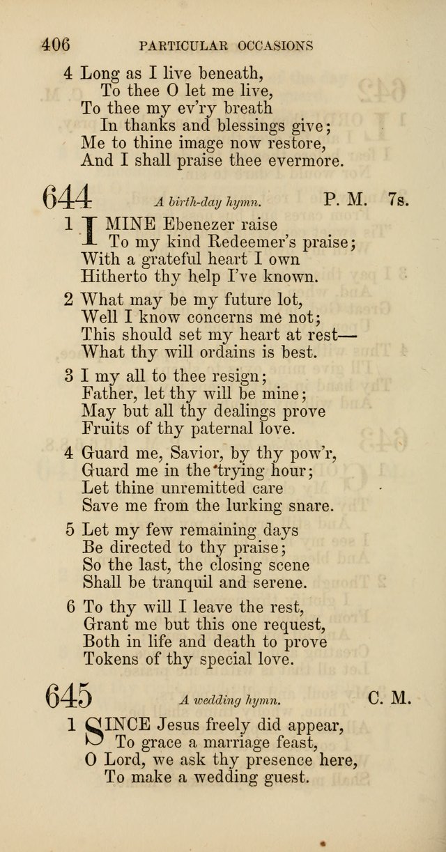 Hymns: selected and original, for public and  private worship (4th ed. 3rd rev. ed.) page 430