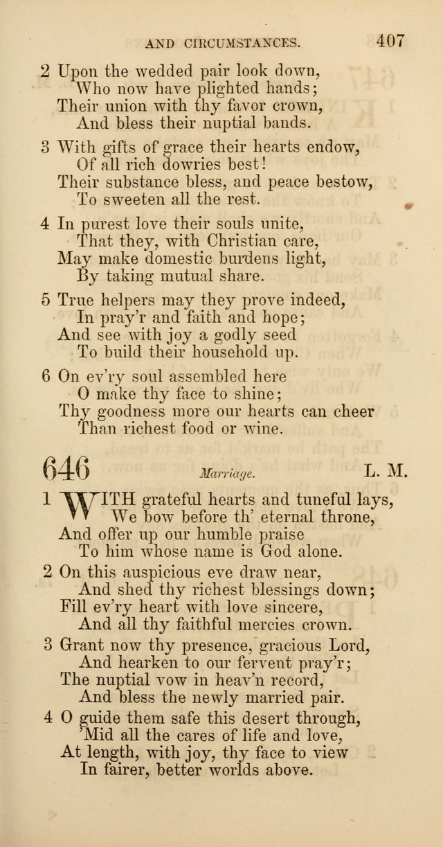 Hymns: selected and original, for public and  private worship (4th ed. 3rd rev. ed.) page 431