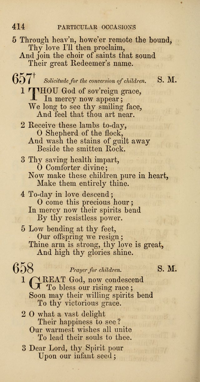 Hymns: selected and original, for public and  private worship (4th ed. 3rd rev. ed.) page 438