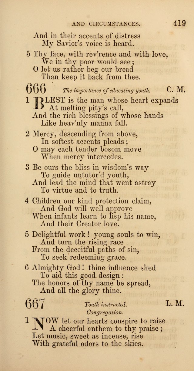 Hymns: selected and original, for public and  private worship (4th ed. 3rd rev. ed.) page 443