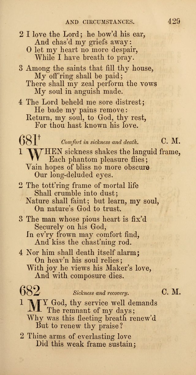 Hymns: selected and original, for public and  private worship (4th ed. 3rd rev. ed.) page 453