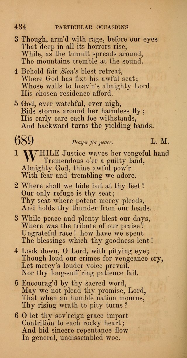 Hymns: selected and original, for public and  private worship (4th ed. 3rd rev. ed.) page 458