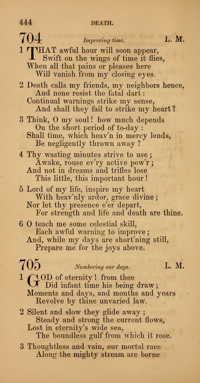 Hymns: selected and original, for public and  private worship (4th ed. 3rd rev. ed.) page 470