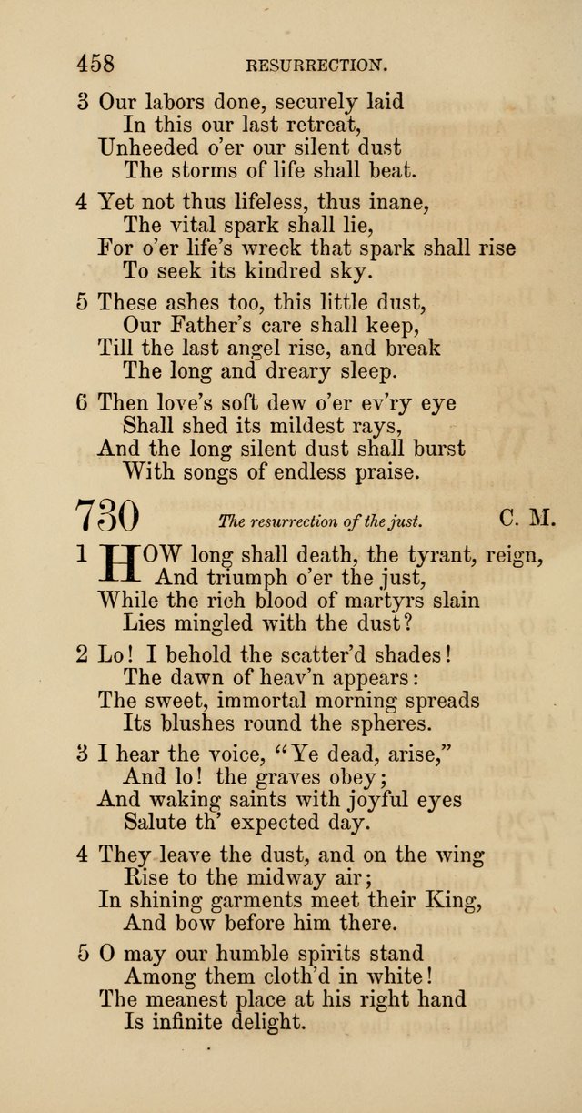 Hymns: selected and original, for public and  private worship (4th ed. 3rd rev. ed.) page 484