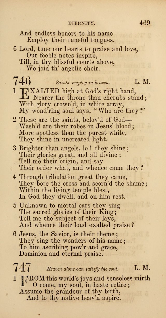 Hymns: selected and original, for public and  private worship (4th ed. 3rd rev. ed.) page 495