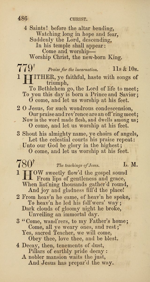 Hymns: selected and original, for public and  private worship (4th ed. 3rd rev. ed.) page 512