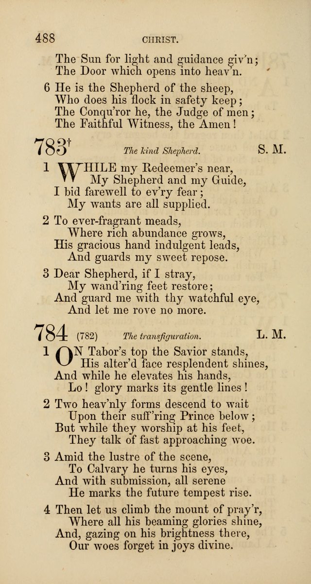 Hymns: selected and original, for public and  private worship (4th ed. 3rd rev. ed.) page 514