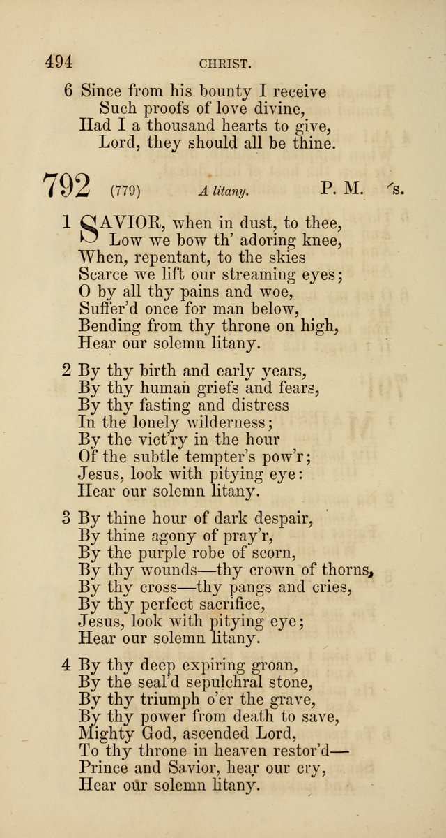 Hymns: selected and original, for public and  private worship (4th ed. 3rd rev. ed.) page 520