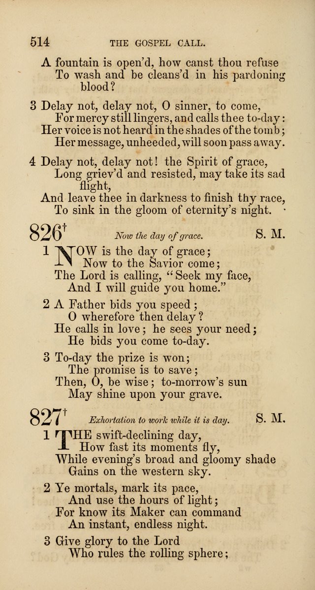 Hymns: selected and original, for public and  private worship (4th ed. 3rd rev. ed.) page 540