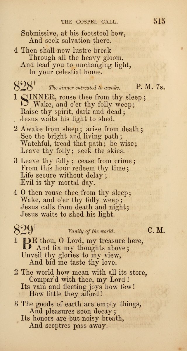 Hymns: selected and original, for public and  private worship (4th ed. 3rd rev. ed.) page 541