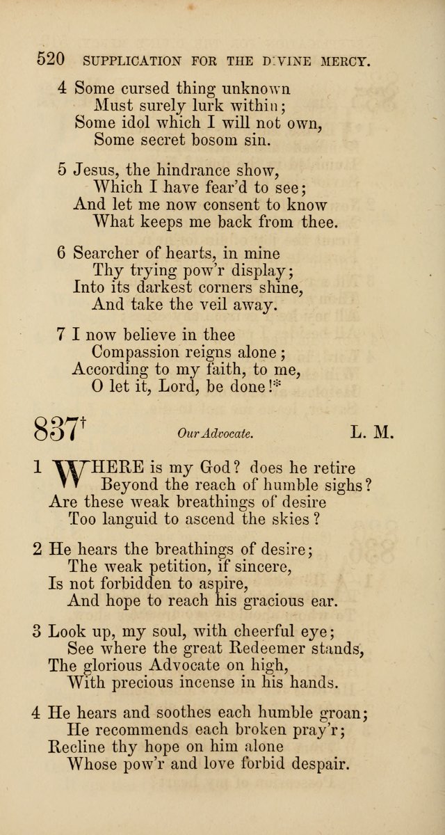 Hymns: selected and original, for public and  private worship (4th ed. 3rd rev. ed.) page 546