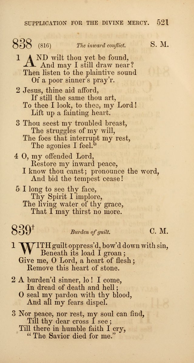 Hymns: selected and original, for public and  private worship (4th ed. 3rd rev. ed.) page 547