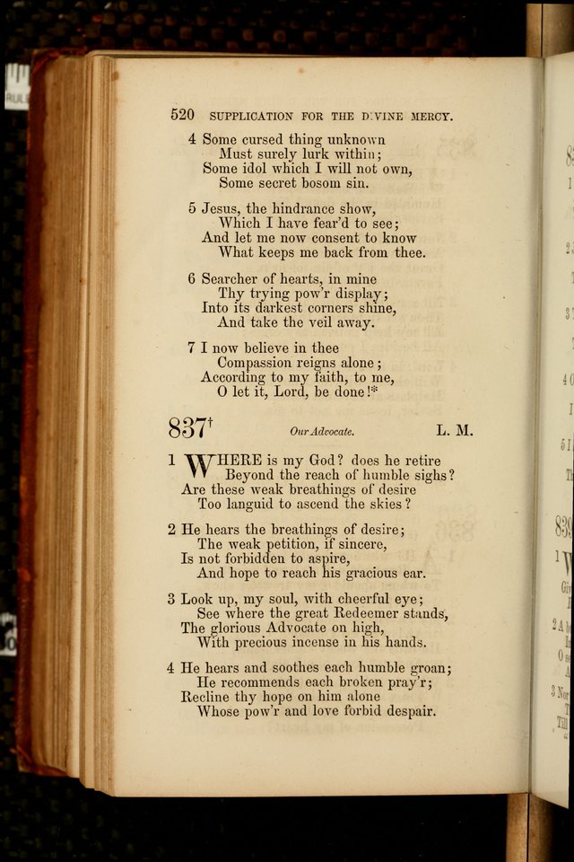 Hymns: selected and original, for public and  private worship (4th ed. 3rd rev. ed.) page 548