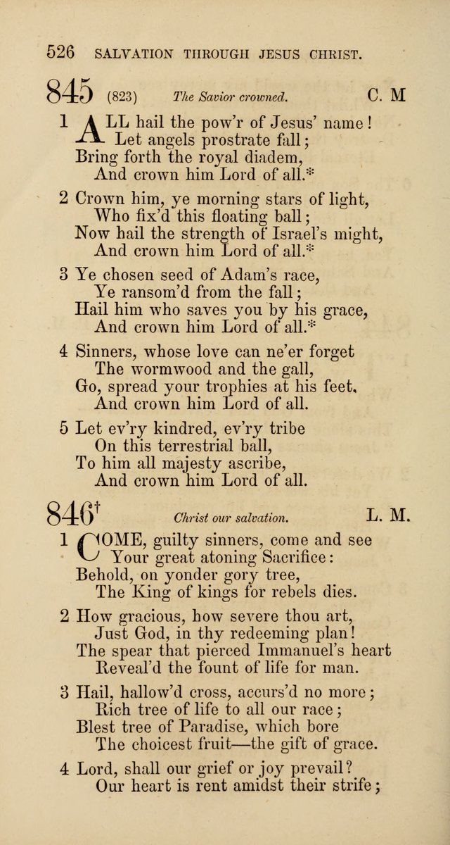 Hymns: selected and original, for public and  private worship (4th ed. 3rd rev. ed.) page 554