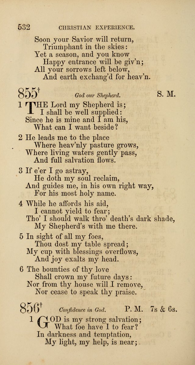 Hymns: selected and original, for public and  private worship (4th ed. 3rd rev. ed.) page 560