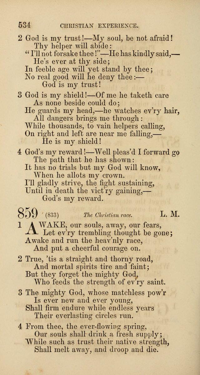 Hymns: selected and original, for public and  private worship (4th ed. 3rd rev. ed.) page 562