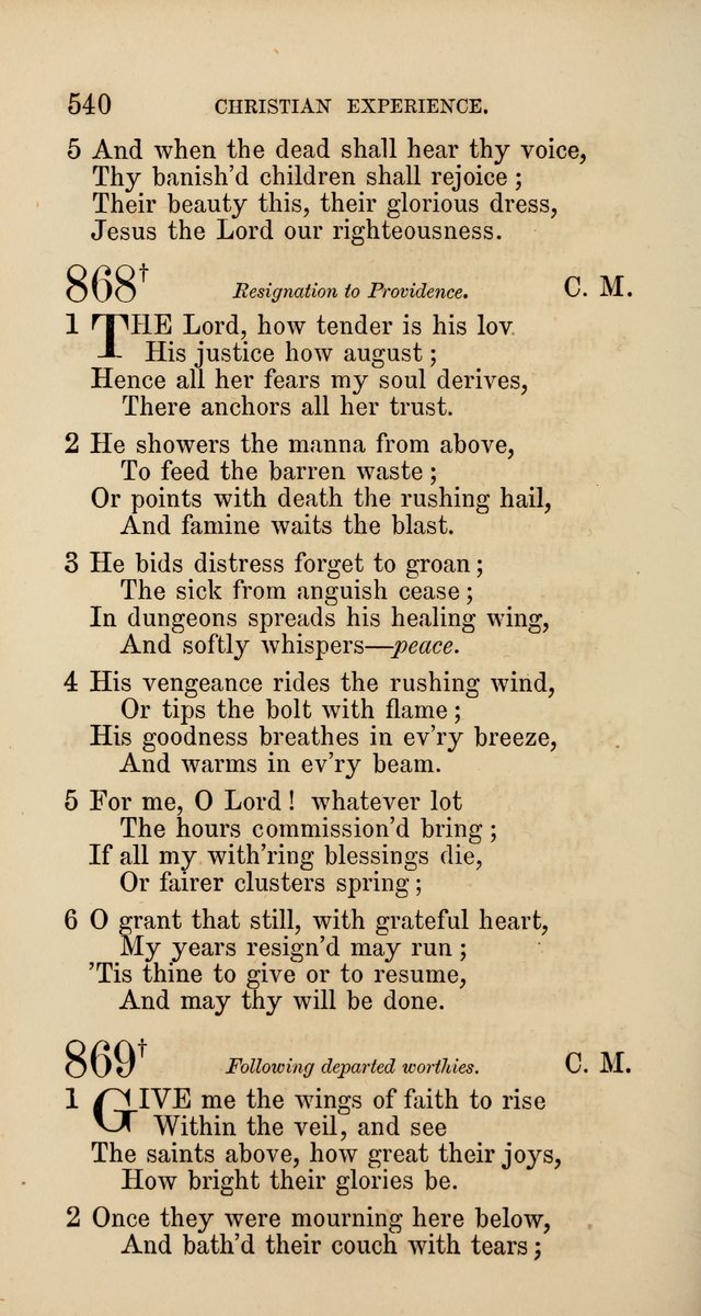 Hymns: selected and original, for public and  private worship (4th ed. 3rd rev. ed.) page 568