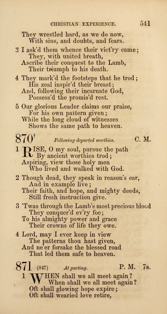 Hymns: selected and original, for public and  private worship (4th ed. 3rd rev. ed.) page 569