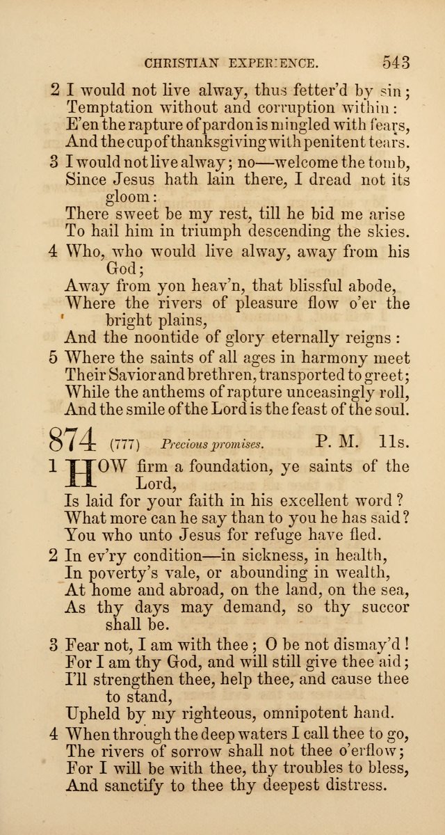 Hymns: selected and original, for public and  private worship (4th ed. 3rd rev. ed.) page 571