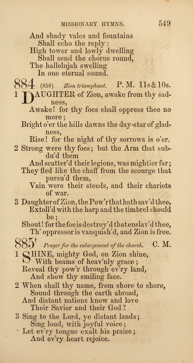 Hymns: selected and original, for public and  private worship (4th ed. 3rd rev. ed.) page 577