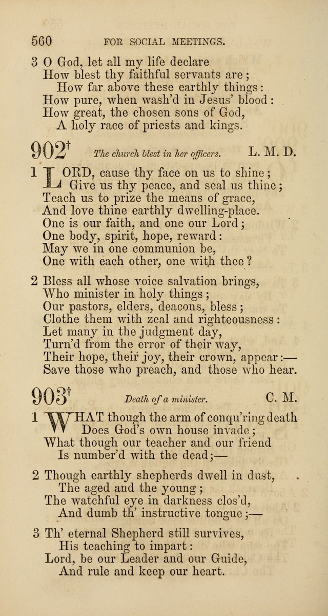 Hymns: selected and original, for public and  private worship (4th ed. 3rd rev. ed.) page 588