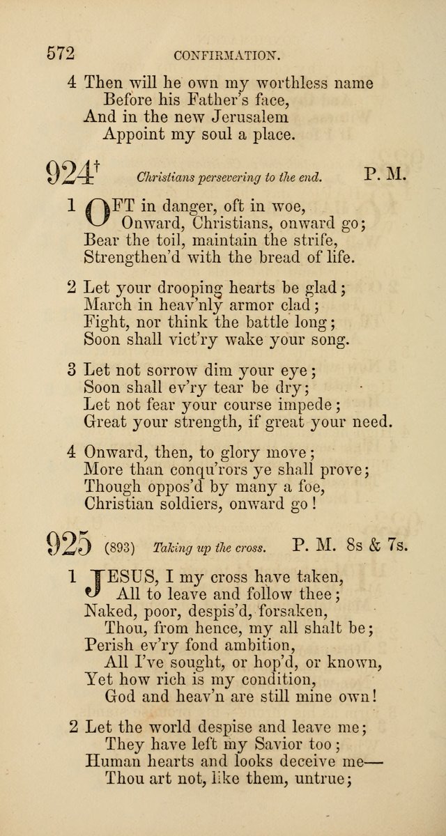 Hymns: selected and original, for public and  private worship (4th ed. 3rd rev. ed.) page 600