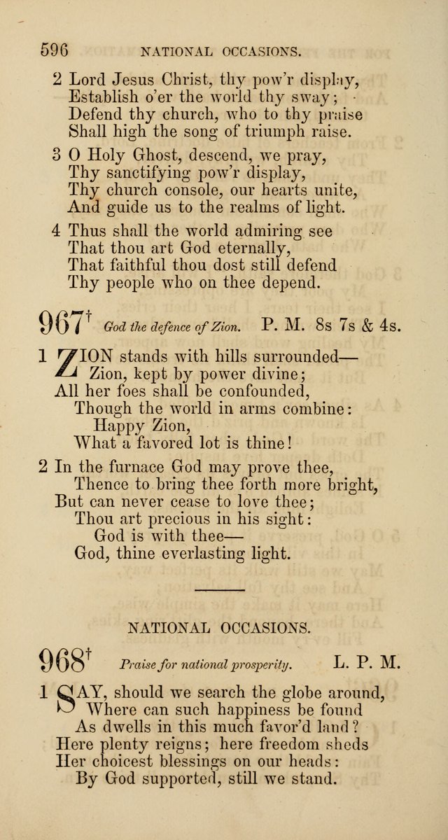 Hymns: selected and original, for public and  private worship (4th ed. 3rd rev. ed.) page 624