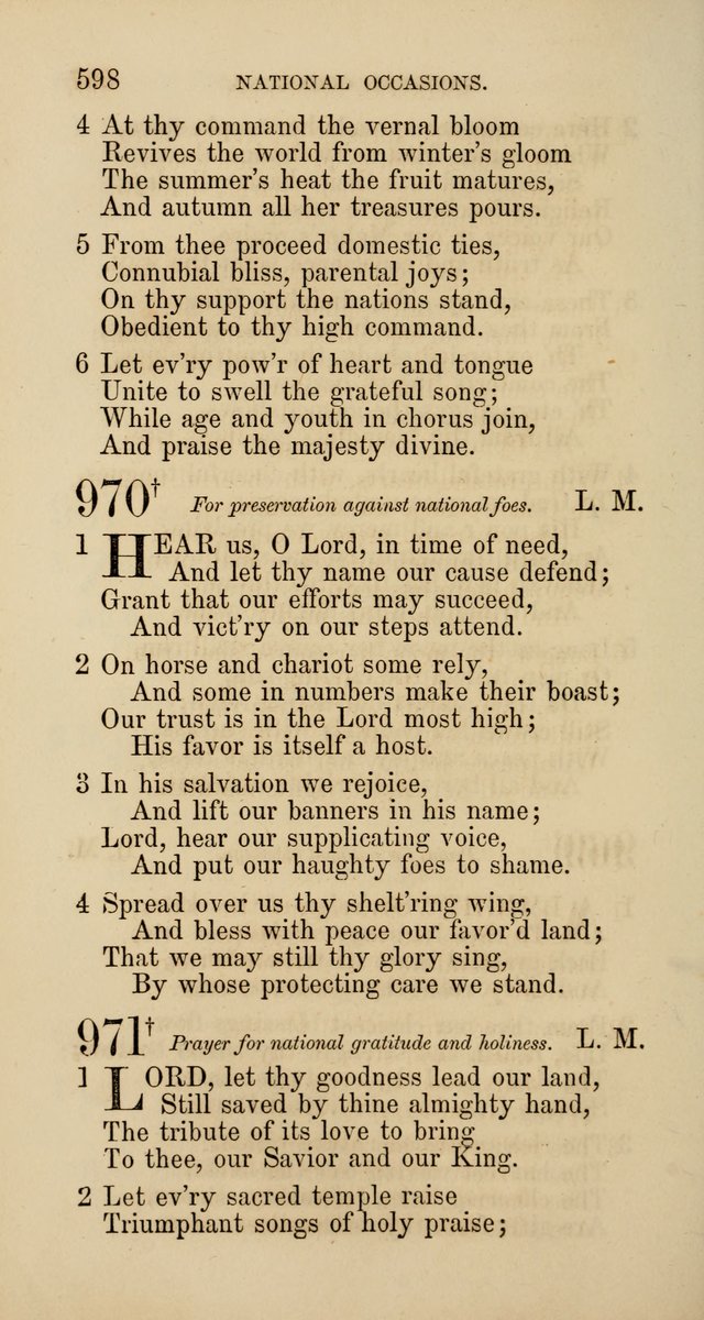 Hymns: selected and original, for public and  private worship (4th ed. 3rd rev. ed.) page 626