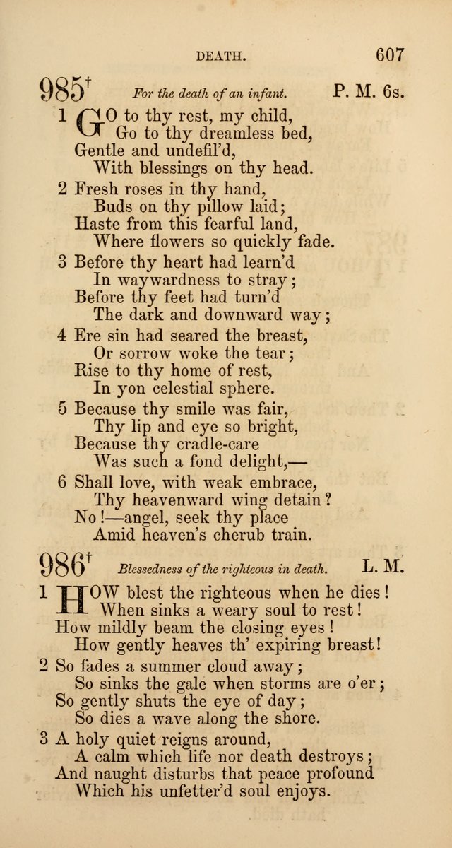 Hymns: selected and original, for public and  private worship (4th ed. 3rd rev. ed.) page 635