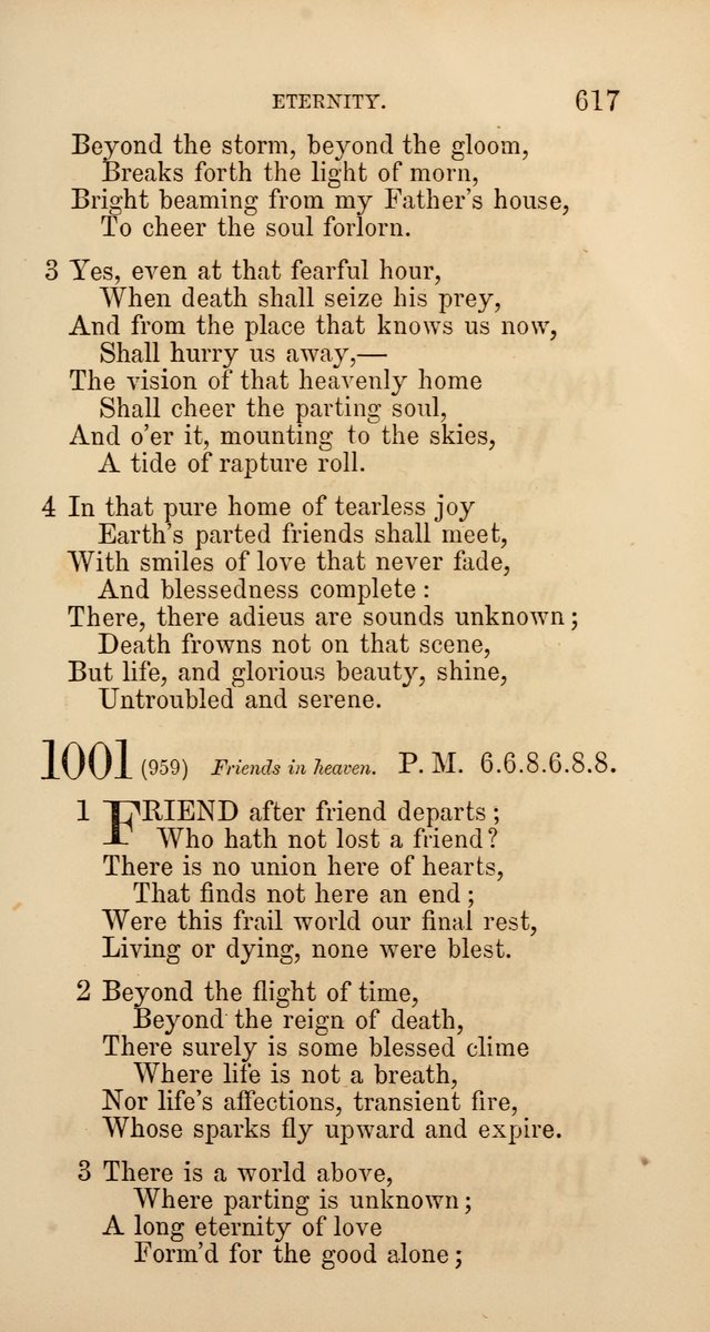 Hymns: selected and original, for public and  private worship (4th ed. 3rd rev. ed.) page 645