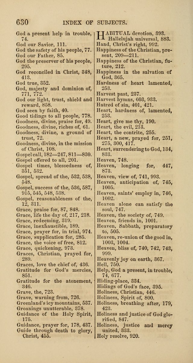 Hymns: selected and original, for public and  private worship (4th ed. 3rd rev. ed.) page 658