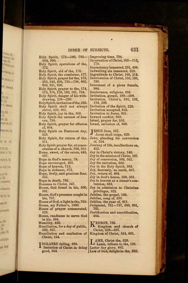 Hymns: selected and original, for public and  private worship (4th ed. 3rd rev. ed.) page 661