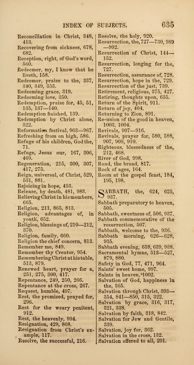 Hymns: selected and original, for public and  private worship (4th ed. 3rd rev. ed.) page 665