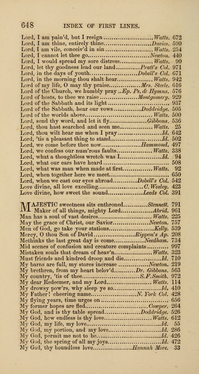 Hymns: selected and original, for public and  private worship (4th ed. 3rd rev. ed.) page 678