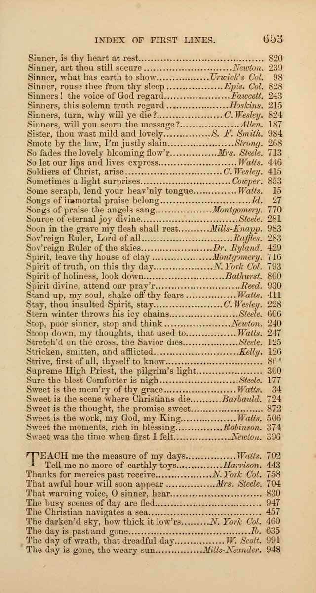 Hymns: selected and original, for public and  private worship (4th ed. 3rd rev. ed.) page 683