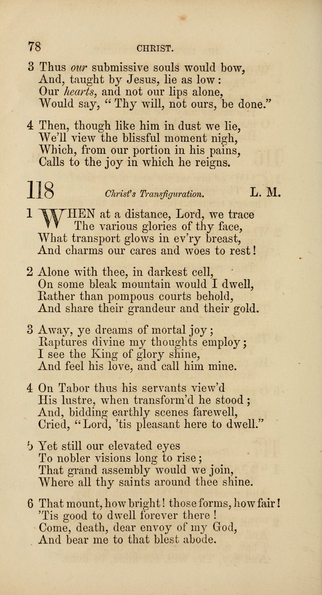 Hymns: selected and original, for public and  private worship (4th ed. 3rd rev. ed.) page 82