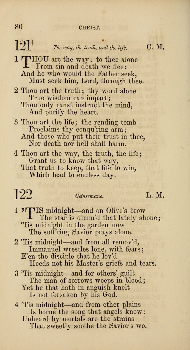 Hymns: selected and original, for public and  private worship (4th ed. 3rd rev. ed.) page 84