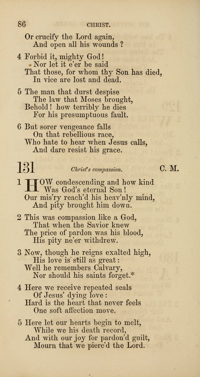 Hymns: selected and original, for public and  private worship (4th ed. 3rd rev. ed.) page 90