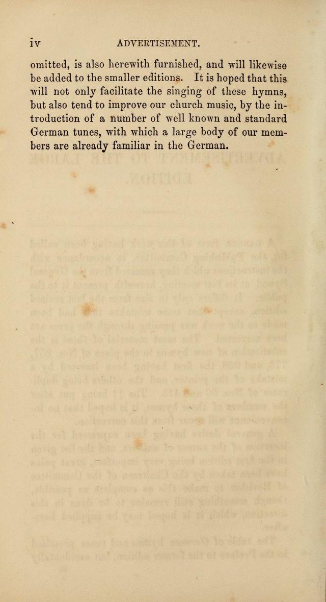 Hymns: selected and original, for public and  private worship (4th ed. 3rd rev. ed.) page viii