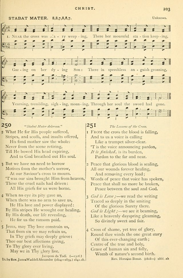 Hymns and Songs of Praise for Public and Social Worship page 105