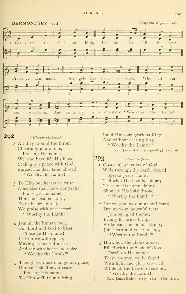 Hymns and Songs of Praise for Public and Social Worship page 123