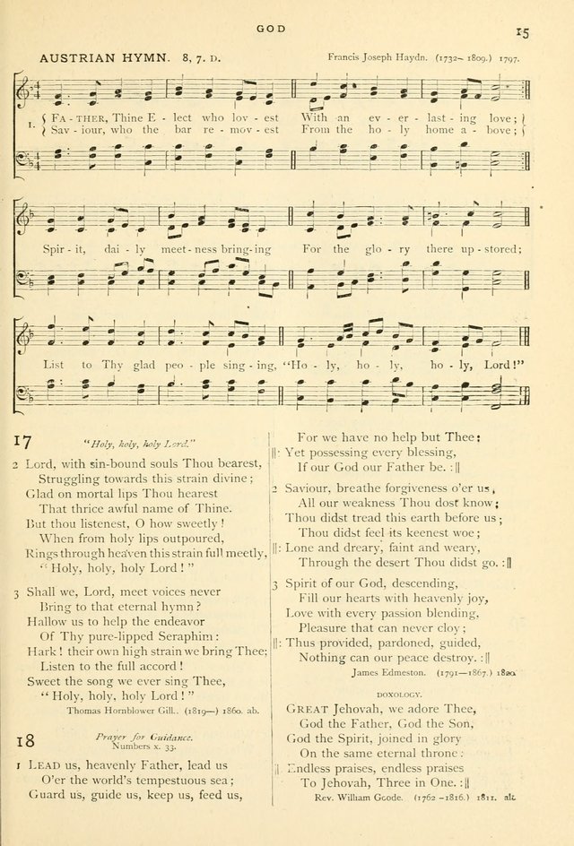 Hymns and Songs of Praise for Public and Social Worship page 15