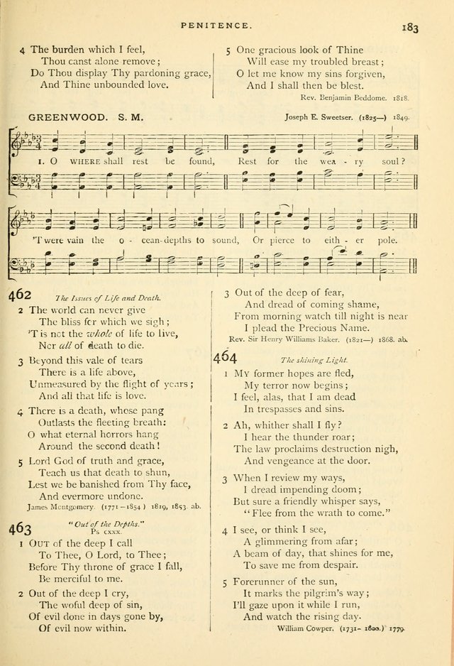 Hymns and Songs of Praise for Public and Social Worship page 185