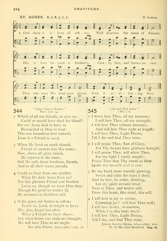 Hymns and Songs of Praise for Public and Social Worship page 218