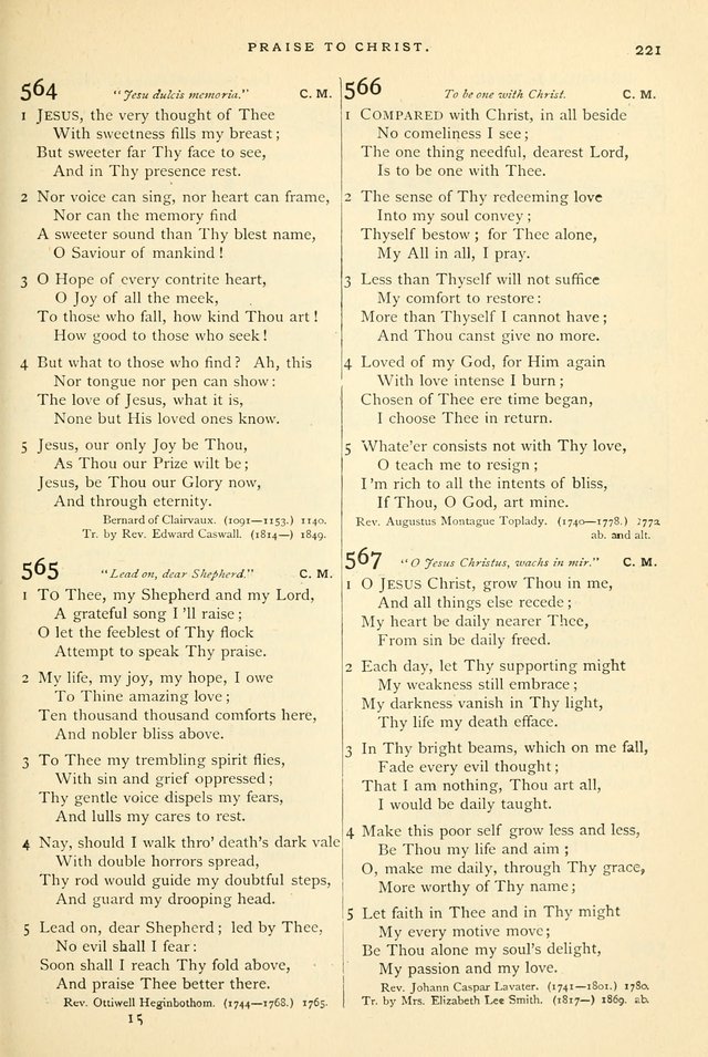 Hymns and Songs of Praise for Public and Social Worship page 225